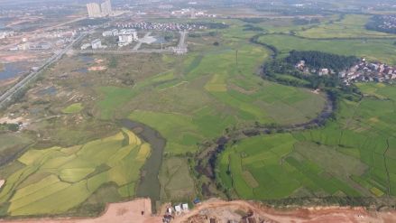角山遗址全景图