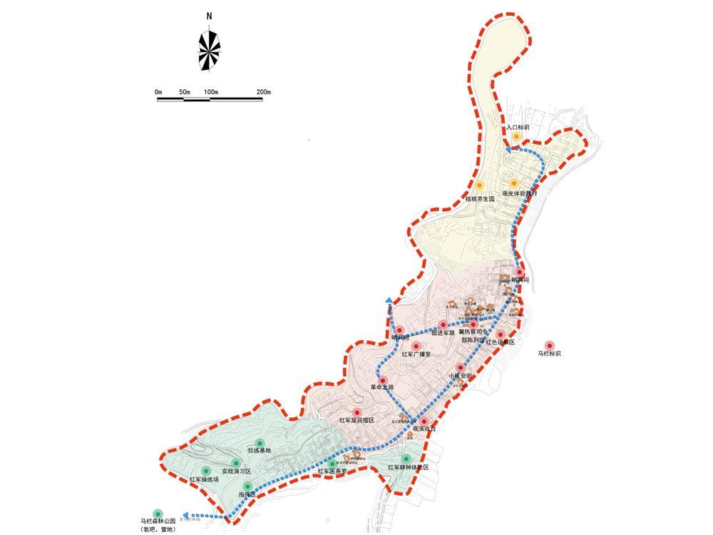 马栏村村内导览图