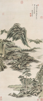 仿黄子久山水图（1703年）