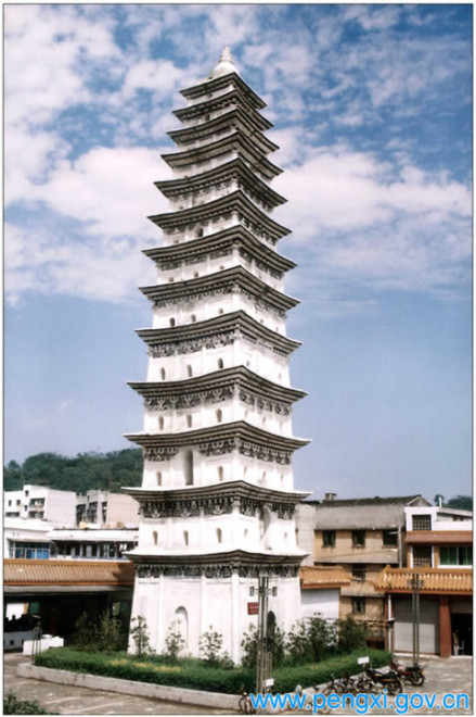 蓬溪白塔 