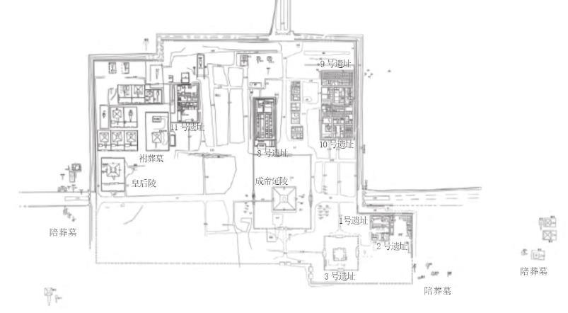 延陵陵区平面图