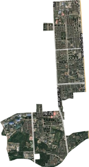 陵西街道卫星图