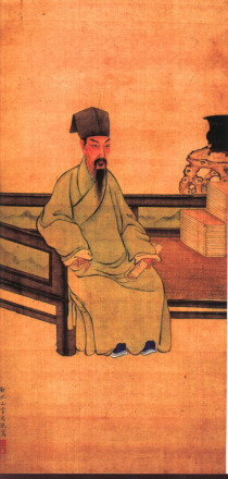 朱熹坐姿画像