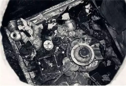 地宫后室遗物出土情况