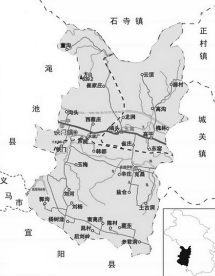 铁门镇地图（2012年）