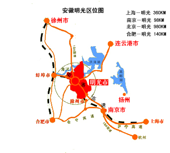 明光区位