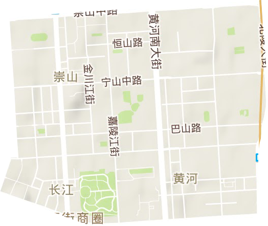 黄河街道电子地图