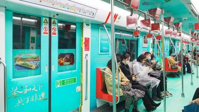 茶文化专列内景