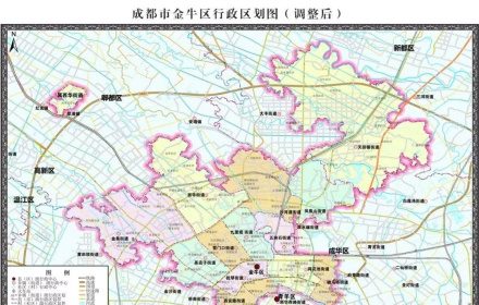 金牛区行政区划图