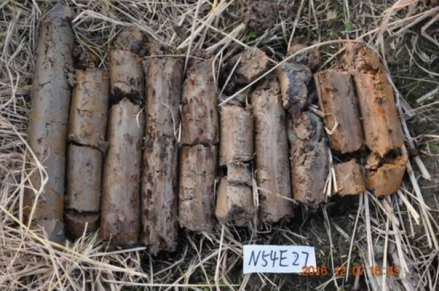 城址内钻探土样