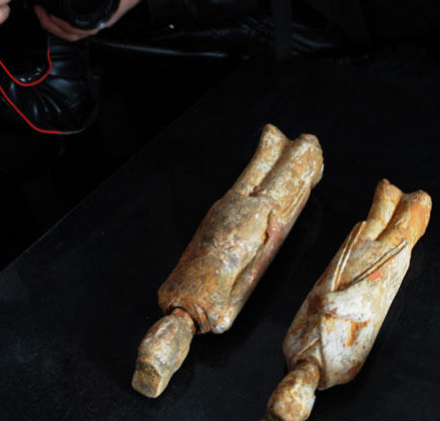 赞皇李氏墓群出土陶俑