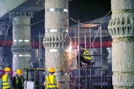 建设中的西土城站