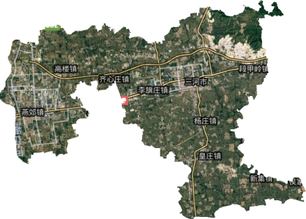 三河市卫星地图