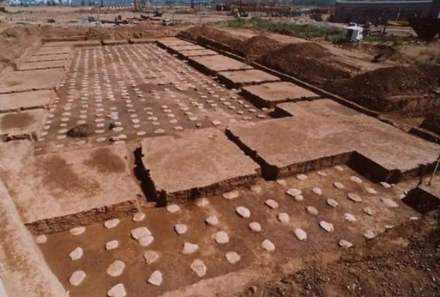 孙家南头仓储遗址现场