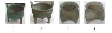 铜鼎和陶鬲