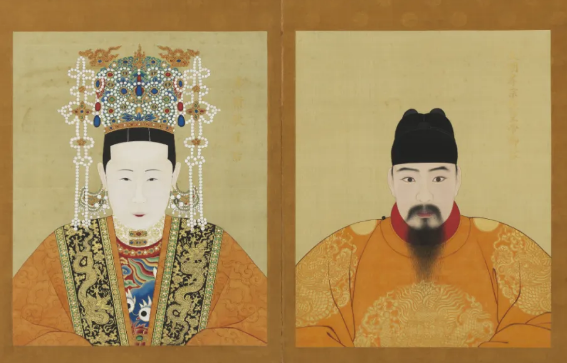 明孝宗和孝康敬皇后画像