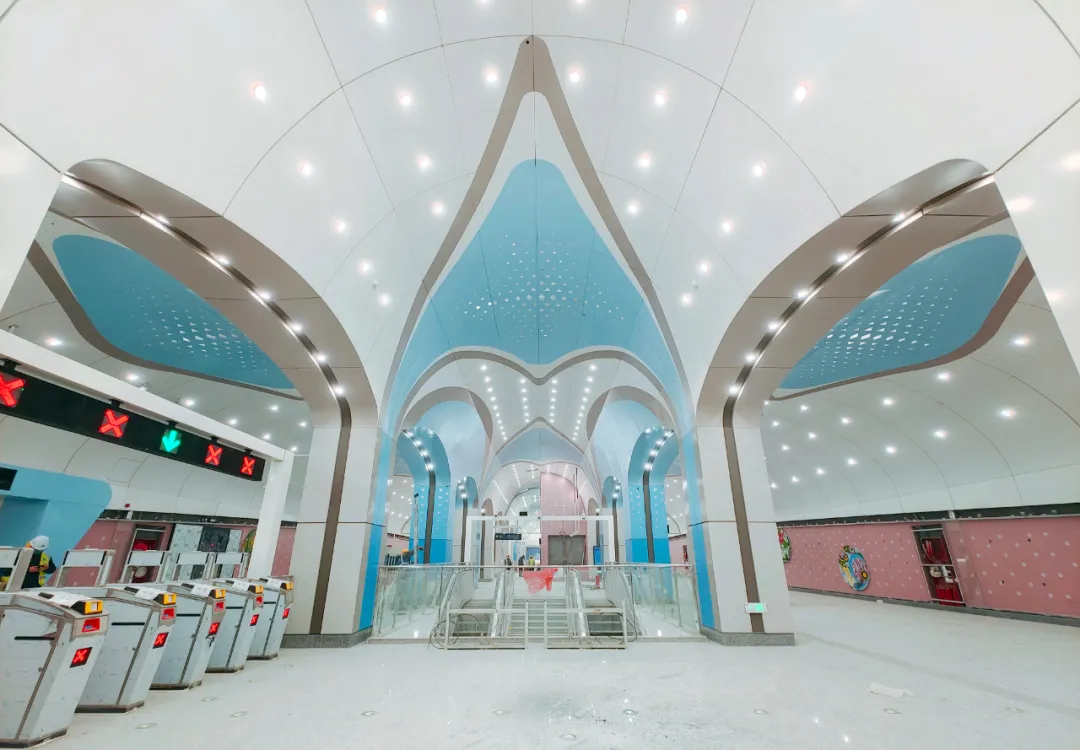 北京地铁19号线牡丹园站站厅