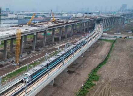 杭州地铁19号线试运行图片