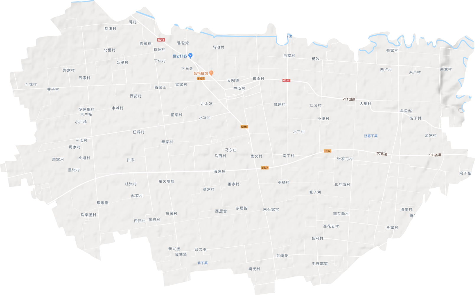 云阳镇地图
