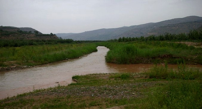 清水河汇入葫芦河处（在静宁高沟村附近）