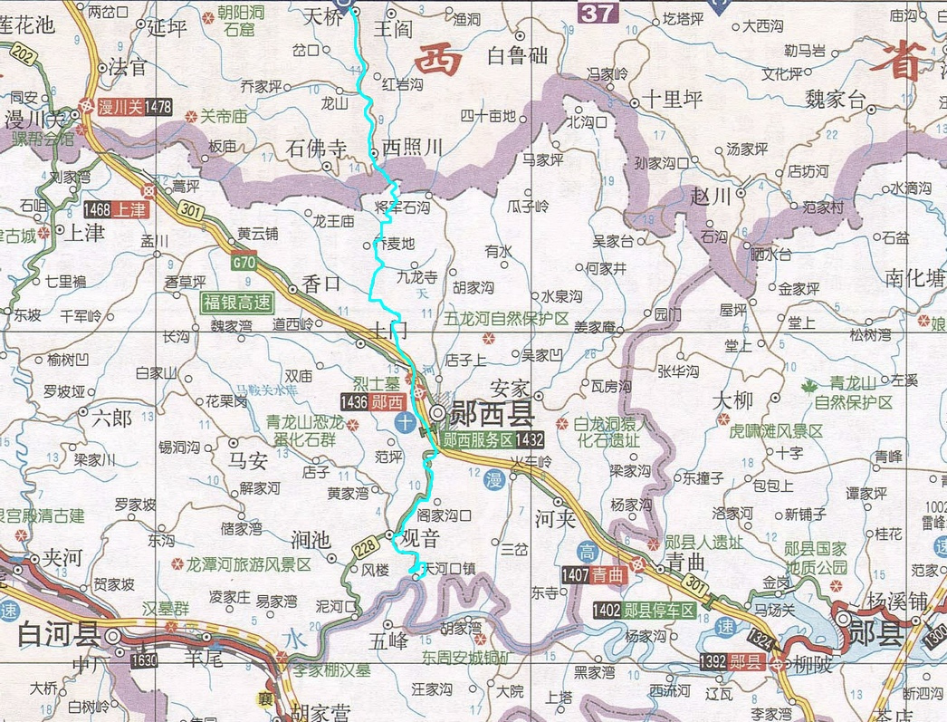 天河分布图