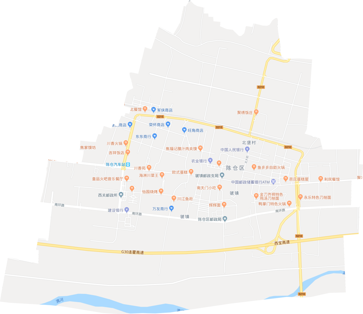 虢镇街道电子地图