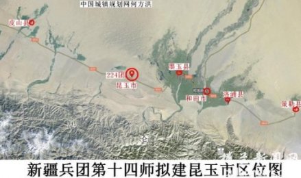 昆玉市区位图