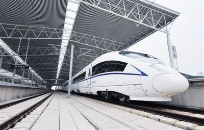 列车驶出蚌埠南站