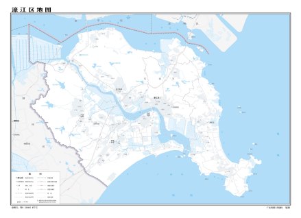 濠江区标准地图