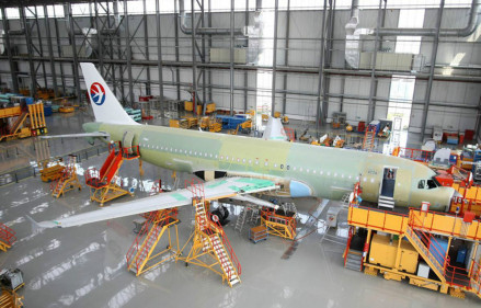 空客A320天津总装线