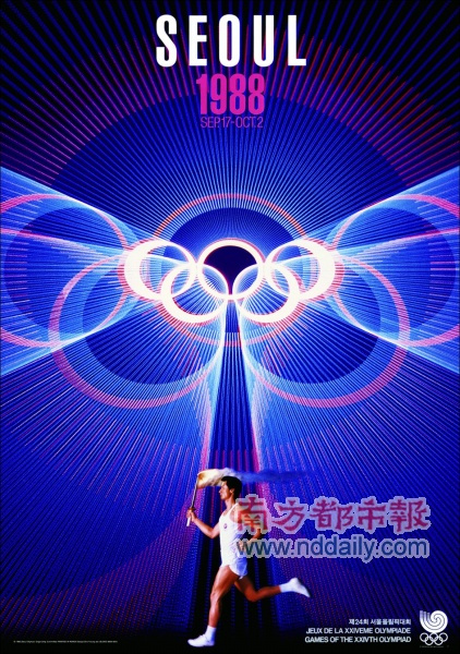1988年汉城奥运会海报