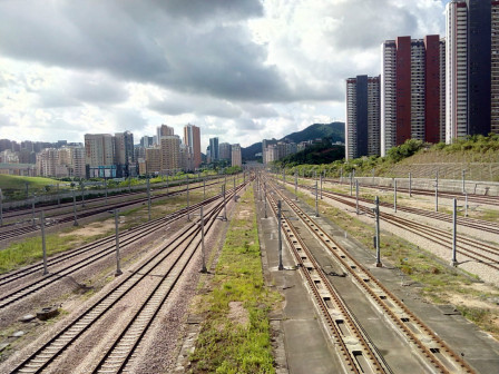 深圳北站铁路线（下行方向）