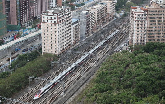 深圳北站铁路线（下行方向）