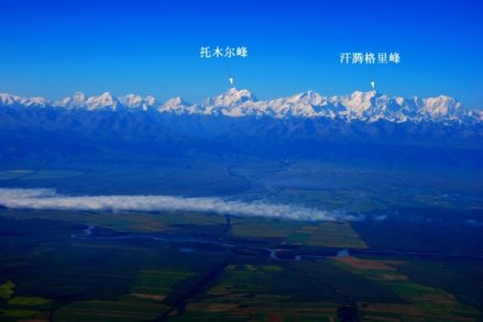 托木尔峰与汗·腾格里峰