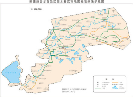 图木舒克市地图