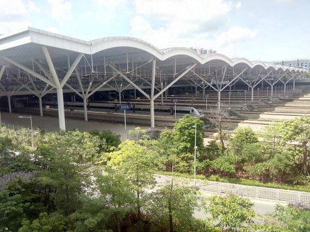 深圳北站内部全景