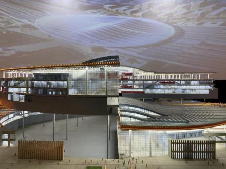 雄安站结构监测沙盘