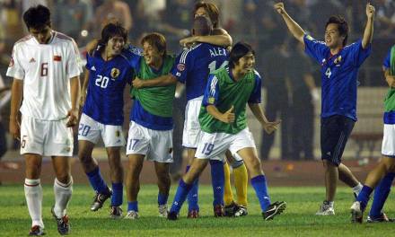 日本队在2004年亚洲杯决赛中战胜东道主中国队