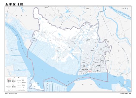 金平区标准地图