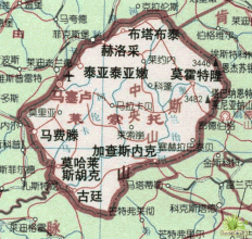 莱索托地图