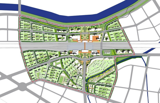 区域功能分区图