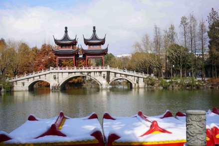闸北公园·前岛与双亭