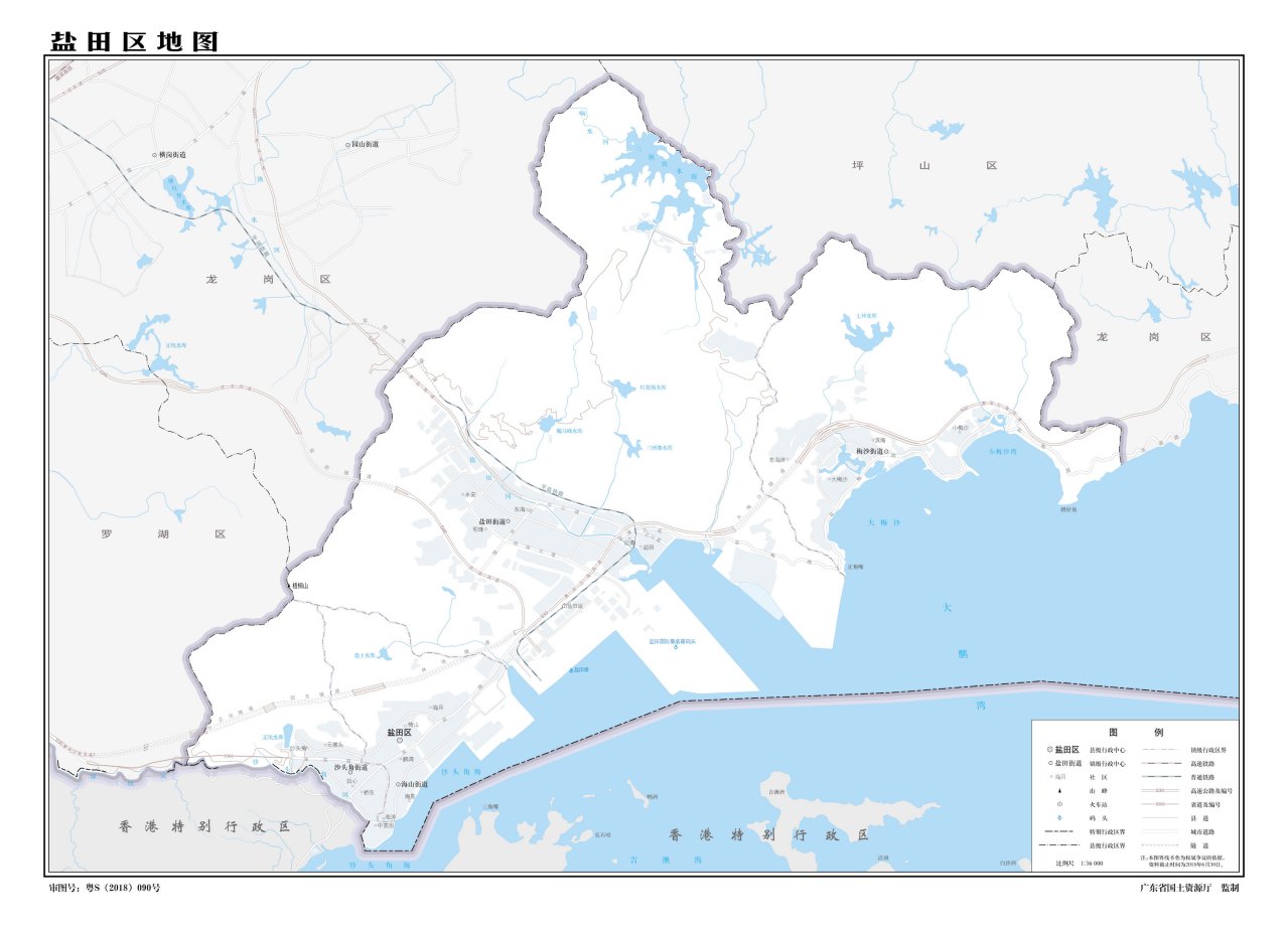  盐田区地图