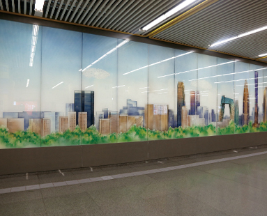 金台路站文化墙