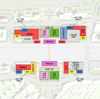 区域意向总平面图