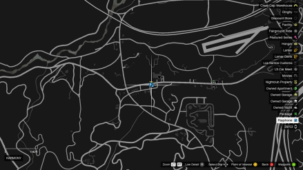 和美尼68号公路24/7便利店公共电话位置