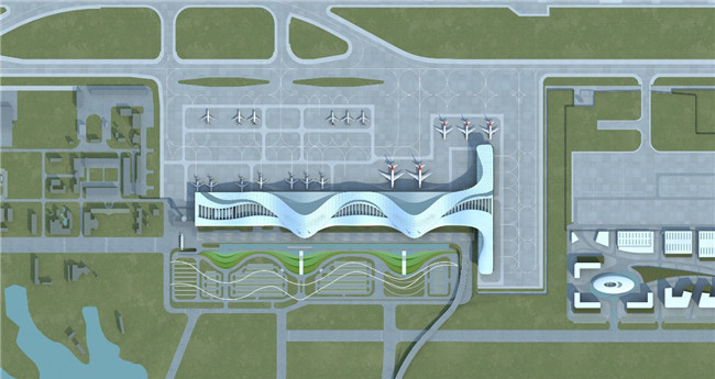 宜昌三峡国际机场远期设计图