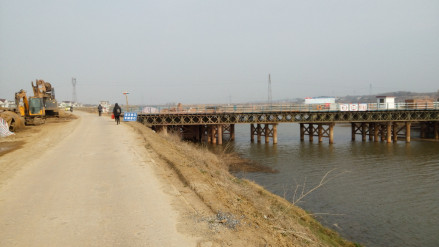 庐铜铁路襄安镇梅圩村永安河段