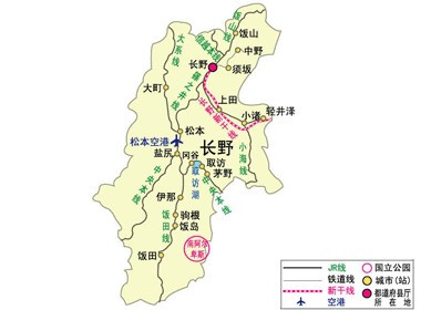 长野县交通图