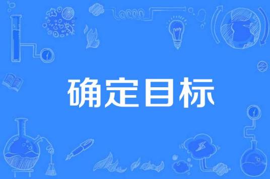 确定目标